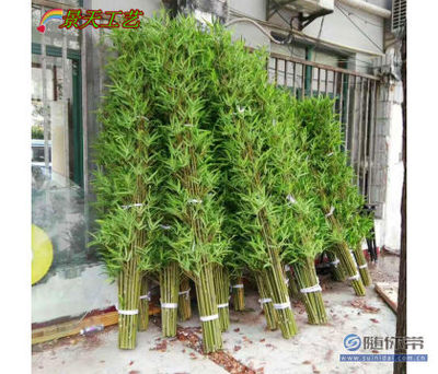 【景天工廠直銷人造仿真竹子、竹葉工程裝飾園林景觀大竹細竹仿真盆景竹】東莞市企石景天工藝品廠 - 產品庫